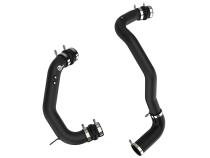 BladeRunner 3 Inch Aluminum Hot and Cold Charge Pipe Kit Black Ford Diesel Trucks 08-10 V8-6.4L (td) aFe Power