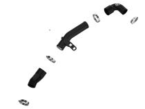 BladeRunner 2-1/2 Inch Aluminum Hot Charge Pipe Black Hyundai Veloster N 19-22 L4-2.0L (t) aFe Power