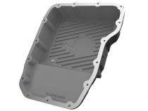 Pro Series Transmission Pan Black w/ Machined Fins Dodge Diesel Trucks 07.5-12 L6-6.7L (td) aFe Power