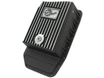Pro Series Transmission Pan Black w/ Machined Fins Ford F-150 Trucks 09-20 (6R80 Transmission) aFe Power