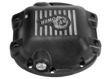 Pro Series Rear Differential Cover Black w/ Machined Fins Jeep Wrangler (TJ/JK) 97-18 Dana 30 aFe Power