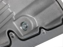 Pro Series Engine Oil Pan Black w/ Machined Fins Ford Diesel Trucks 11-26 V8-6.7L (td) aFe Power