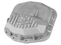 Street Series Front Differential Cover Raw Finish w/ Machined Fins Jeep Wrangler (Jl) 18-23/ Gladiator (Jt) 20-23 (Dana M210) aFe Power