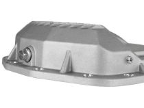 Street Series Front Differential Cover Raw Finish w/ Machined Fins Jeep Wrangler (Jl) 18-23/ Gladiator (Jt) 20-23 (Dana M210) aFe Power