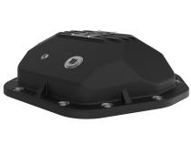 Pro Series Dana 44 Rear Differential Cover Black w/ Machined Fins Jeep Wrangler (TJ/JK) 97-18 aFe Power