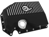 Pro Series Engine Oil Pan Black w/ Machined Fins Audi/Volkswagen 05-22 L4-1.8L (t)/2.0L (t) (w/ Oil Sensor) aFe Power