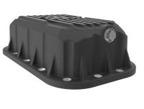 Pro Series Engine Oil Pan Black w/ Machined Fins Jeep Wrangler (JK) 12-18 V6-3.6L aFe Power