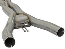 Twisted Steel X-Pipe 3 Inch 304 Stainless Steel w/ Cat Chevrolet Corvette (C7) &amp;amp; Z06 14-19 V8-6.2L/6.2L (sc) aFe Power