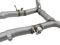 Mach Force-Xp 3 Inch 304 Stainless Steel Cat-Back Exhaust System w/o Muffler Dodge Charger/Hellcat 15-23 V8-6.2L (sc)/392 V8-6.4L aFe Power