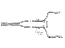 Mach Force-Xp 3 Inch 304 Stainless Steel Cat-Back Exhaust System w/o Muffler Dodge Charger/Hellcat 15-23 V8-6.2L (sc)/392 V8-6.4L aFe Power