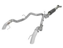 Mach Force-Xp 3 Inch 304 SS Cat-Back Hi-Tuck Exhaust System w/ Polished Tips Ford F-150 Raptor 17-20/F-150 Limited 19-20 V6-3.5L (tt) aFe Power
