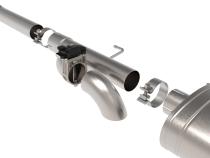 Gemini Xv 3 Inch 304 Stainless Steel Cat-Back Exhaust System w/ Cut-Out Black Ford F-150 21-26 V6-2.7L (tt)/3.5L (tt)/V8-5.0L aFe Power