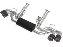 Mach Force-Xp 304 Stainless Steel Cat-Back Exhaust w/ Muffler Carbon (No Npp) Chevrolet Corvette (C8) 20-26 V8-6.2L aFe Power