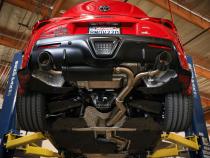 Takeda 3 Inch to 2-1/2 Inch 304 Stainless Steel Cat-Back Exhaust System Carbon Fiber Toyota Gr Supra (A90) 20-26 L6-3.0L (t) aFe Power
