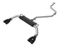 Takeda 2 Inch to 2-1/2 Inch 304 Stainless Steel Cat-Back Exhaust w/ Black Tip Lexus UX200/UX250h 19-24 L4-2.0L aFe Power
