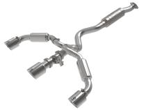 Gemini Xv 3 to 2-1/2 Inch 304 Stainless Steel Cat-Back Exhaust w/ Polished Toyota Gr Corolla 23-26 L3-1.6L (t) aFe Power