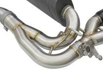 Mach Force-Xp Cat-Back Exhaust 3 to 2-1/2 Inch 304 S/S w/ Black Tips BMW M2 (F87) 16-18 L6-3.0L (t) N55 aFe Power