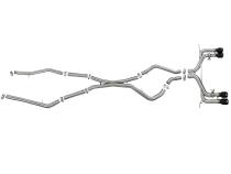 Mach Force-Xp 3-1/2 Inch 304 Stainless Steel Cat-Back Exhaust w/ Black Tip BMW X5 M (F85) / X6 M (F86) 15-19 V8-4.4L (tt) S63 aFe Power