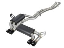 Mach Force-Xp 2-1/2 Inch 304 Stainless Steel Cat-Back Exhaust System w/ Black Tips BMW M3 (E46) 01-06 L6-3.2L S54 aFe Power