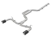 Mach Force-Xp 3 Inch to 2-1/2 Inch Stainless Steel Cat-Back Exhaust System Carbon Volkswagen Gti (Mkvii) 15-17 L4-2.0L (t) aFe Power