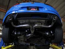 Mach Force-Xp 3 Inch to 2-1/2 Inch Stainless Steel Axle-Back Exhaust System Black Volkswagen Gti (MK7.5) 18-21 L4-2.0L (t) aFe Power