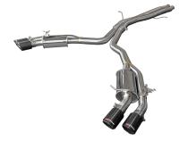 Mach Force-Xp 3 Inch to 2-1/2 Inch Stainless Steel Axle-Back Exhaust System Carbon Audi RS5 Coupe 18-20 V6-2.9L (tt) aFe Power
