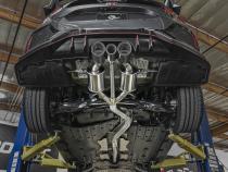 Takeda 3 Inch 304 Stainless Steel Cat-Back Exhaust System w/ Carbon Fiber Tips Honda Civic Type R 17-21 L4-2.0L (t) 4.5 Inch Exhaust Tip Outlet Size aFe Power