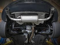 Takeda 3 Inch to 2-1/2 Inch 304 Stainless Steel Axle-Back Exhaust Carbon Fiber Tip Mazda 3 Hatchback 19-26 L4-2.5L/2.5L (t) aFe Power