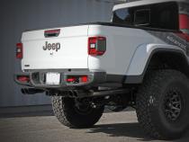 Vulcan Series 3 Inch to 2-1/2 Inch Stainless Steel Cat-Back Exhaust System Black Jeep Gladiator (Jt) 21-23 V6-3.0L (td) aFe Power