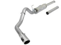 Large Bore-HD 4 Inch 409 Stainless Steel Cat-Back Exhaust System w/ Polished Tip Dodge Diesel Trucks 03-04 L6-5.9L (td) aFe Power