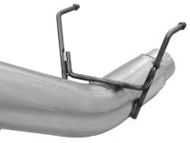 Large Bore-HD 5 Inch 409 Stainless Steel Dpf-Back Exhaust System w/Polished Tip Dodge Ram Diesel Trucks 13-18 L6-6.7L (td) aFe Power