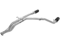 Large Bore-HD 3 Inch 409 Stainless Steel Dpf-Back Exhaust System w/6 Inch Black Tip Dodge Ram 1500 EcoDiesel 14-19 V6-3.0L (td) aFe Power