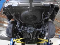 Large Bore-HD 3 Inch 409 Stainless Steel Dpf-Back Exhaust System w/Black Tip Ram 1500 20-23 V6-3.0L (td) aFe Power