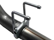 Large Bore-HD 4 Inch 409 Stainless Steel Dpf-Back Exhaust System Ford Diesel Trucks 08-10 V8-6.4L (td) aFe Power