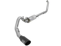 Large Bore-HD 4 Inch 409 Stainless Steel Turbo-Back Exhaust System w/ Black Tip Ford Excursion 00-03 V8-7.3L (td) aFe Power