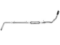 Large Bore-HD 4 Inch 409 Stainless Steel Turbo-Back Exhaust System w/ Black Tip Ford Excursion 00-03 V8-7.3L (td) aFe Power
