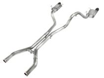 Mach Force-Xp 3 Inch 409 Stainless Steel Cat-Back Exhaust System w/Black Tip Ford Mustang GT 11-14 V8-5.0L aFe Power