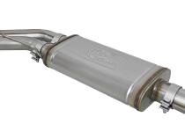 Rebel Series 3 Inch to 2-1/2 Inch 409 Stainless Steel Cat-Back Exhaust w/ Black Tip Ford F-150 11-14 V6-3.5L (tt) aFe Power