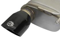 Mach Force-Xp 2-1/2 Inch 409 Stainless Steel Axle-Back Exhaust System w/Black Tip Ford Mustang 15-23 L4-2.3L (t)/V6-3.7L aFe Power