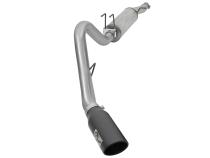 Mach Force-Xp 409 Stainless Steel Cat-Back Exhaust System w/ Black Tip Ford F-250/F-350 17-26 V8-6.2/6.8/7.3L aFe Power