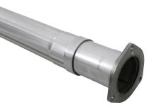 Rebel Xd Series 4 Inch 409 Stainless Steel Dpf-Back Exhaust w/Dual Black Tips Ford Diesel Trucks 15-16 V8-6.7L (td) aFe Power