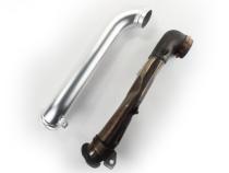 Mach Force-Xp 3 Inch 409 Stainless Steel Downpipe GM Diesel Trucks 04-10 V8-6.6L (td) Lly/Lbz/Lmm aFe Power