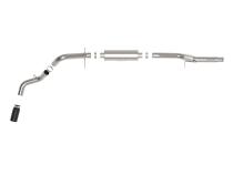 Apollo GT Series 4 Inch 409 Stainless Steel Cat-Back Exhaust System w/ Black Tip GM Silverado/Sierra 1500 14-18 V8-6.2L aFe Power