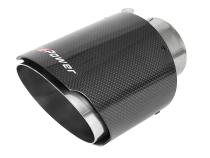 Mach Force-Xp 2-1/2 Inch 409 Stainless Steel Axle-Back Exhaust System Carbon Fiber Chevrolet Camaro SS 16-24 V8-6.2L aFe Power