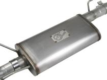 Mach Force-Xp 2-1/2 Inch 409 Stainless Steel Cat-Back Exhaust System w/Black Tip Toyota Tacoma 13-15 V6-4.0L aFe Power