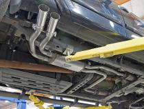 Rebel Series 3 Inch 409 Stainless Steel Cat-Back Exhaust System w/Polished Tip Nissan Titan 04-15 V8-5.6L aFe Power