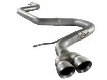 Large Bore-HD 2-1/2 Inch 409 Stainless Steel Cat-Back Exhaust System Volkswagen Golf Tdi 11-14 L4-2.0L aFe Power