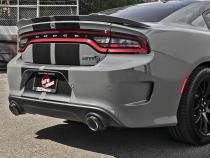 Mach Force-Xp 4-1/2 Inch Carbon Fiber OE Replacement Exhaust Tips Dodge Charger/Hellcat 15-22 V8-6.2L/6.4L Natural Finish aFe Power