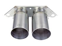 Mach Force-Xp 4 Inch Brushed Finish OE Replacement Exhaust Tips Porsche 911 GT3 14-19 H6-3.8L/4.0L aFe Power