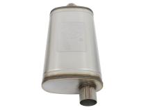 Mach Force-Xp 304 Stainless Steel Muffler 3 Inch Inlet (Center) / 3 Inch Outlet (Off-Center) x 22 Inch L x 11 Inch W x 5 Inch H aFe Power